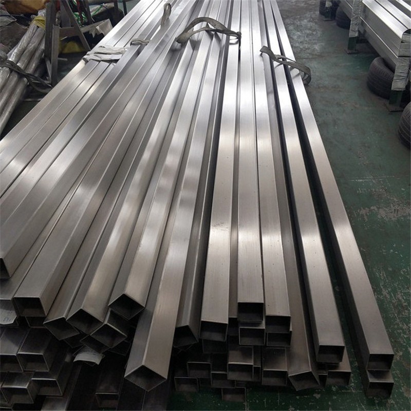 潮州定尺切割304不锈钢无缝方管